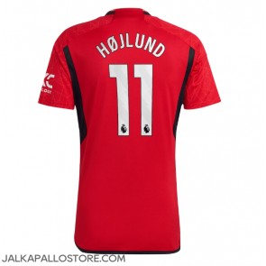 Manchester United Rasmus Hojlund #11 Kotipaita 2023-24 Lyhythihainen
